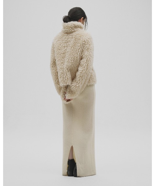 TODAYFUL（トゥデイフル）の「Fox Wool Pencil Skirt（デニムパンツ・レディース・ブラック/グレー/キナリ・38inch/36inch）」の10枚目の写真