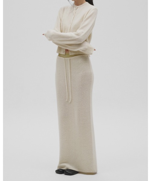 TODAYFUL（トゥデイフル）の「Fox Wool Pencil Skirt（デニムパンツ・レディース・ブラック/グレー/キナリ・38inch/36inch）」の11枚目の写真