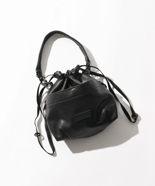 RAGEBLUE(レイジブルー)の「【BAICYCLON by Bagjack】別注/3WAYドロスト巾着ショルダーバッグ(ショルダーバッグ・メンズ・ブラック・FREE)」の3枚目の写真