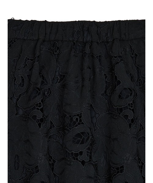 Ameri(アメリ)の「MEDI CUTWORK 3D LACE MOTIF LAYERED SKIRT(スカート・レディース・ブラック/ホワイト・MEDIUM/SMALL)」の13枚目の写真