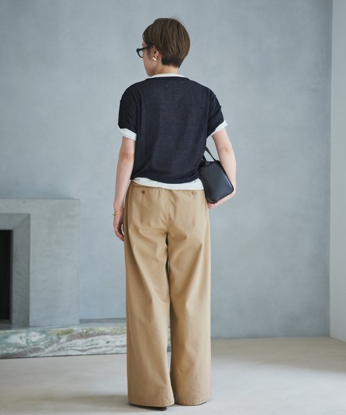 plage(プラージュ)の「vintage like チノパンツ(チノパンツ・レディース・ベージュ/カーキ・34/36/38)」の8枚目の写真