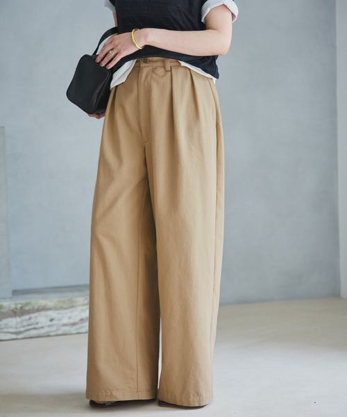 plage(プラージュ)の「vintage like チノパンツ(チノパンツ・レディース・ベージュ/カーキ・34/36/38)」の9枚目の写真
