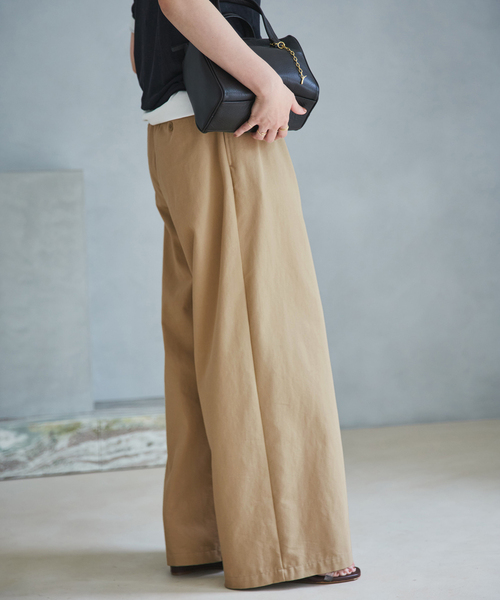 plage(プラージュ)の「vintage like チノパンツ(チノパンツ・レディース・ベージュ/カーキ・34/36/38)」の12枚目の写真