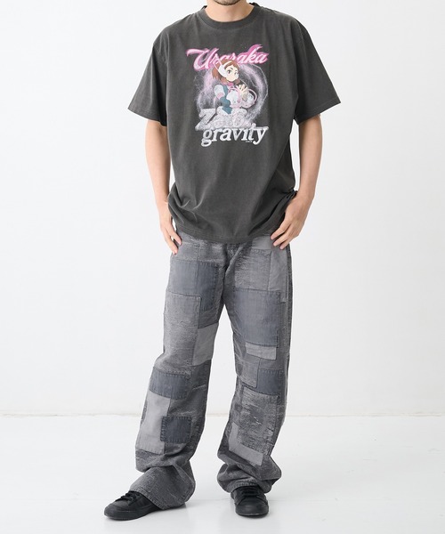THE TOKYO(ザトウキョウ)の「【PIIT/ピット】OCHAKO TEE/麗日お茶子「僕のヒーローアカデミア」・アニメTEE(Tシャツ/カットソー・メンズ・ダークグレー・L/M/XL)」の5枚目の写真