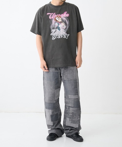 THE TOKYO(ザトウキョウ)の「【PIIT/ピット】OCHAKO TEE/麗日お茶子「僕のヒーローアカデミア」・アニメTEE(Tシャツ/カットソー・メンズ・ダークグレー・L/M/XL)」の4枚目の写真