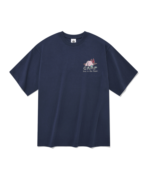 RADINEO(ラディネオ)の「キャンプ半袖Tシャツネイビー(Tシャツ/カットソー・メンズ・その他・SMALL/MEDIUM/LARGE/X-LARGE)」の2枚目の写真