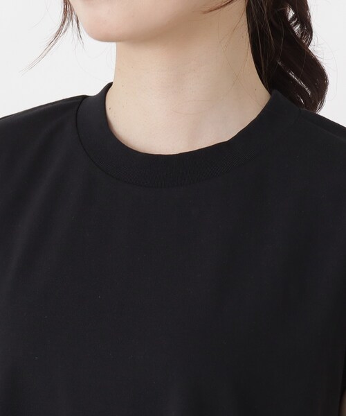 one'sterrace(ワンズテラス)の「【ひんやり】接触冷感 フレンチスリーブフレアプルオーバー(Tシャツ/カットソー・レディース・アイボリー系8/ブラック系8/ブルー系その他7・02)」の6枚目の写真