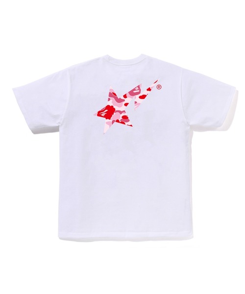 A BATHING APE（アベイシングエイプ）の「ABC CAMO BAPE STA TEE（Tシャツ/カットソー・メンズ・ホワイト×グリーン/ブラック×ブルー/ブラック×グリーン/ブラック×ピンク/ホワイト×ピンク/ホワイト×ブルー・X-LARGE/XX-LARGE/SMALL/MEDIUM/XXX-LARGE/LARGE）」の9枚目の写真