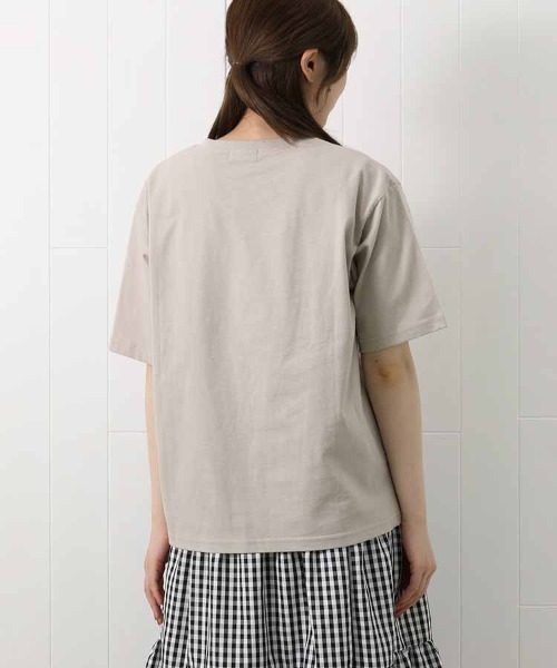Bleu Bleuet（ブルーブルーエ）の「le petaleヴィンテージdogTシャツ（Tシャツ/カットソー・レディース・ホワイト系その他/ホワイト系その他2/グレー系その他2/グレー系その他・FREE）」の18枚目の写真
