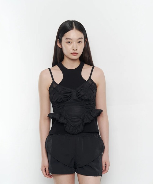 POOLDE INVERSE LAYERED TOP キャミソール INVERSE LAYERED TOP（キャミソール）｜POOLDE（プールデ）の
