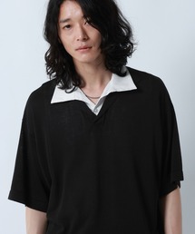 RAGEBLUE | DOCKING SKIPPER KNIT POLO SHIRTS/ドッキンクスキッパーニットポロシャツ(ポロシャツ)