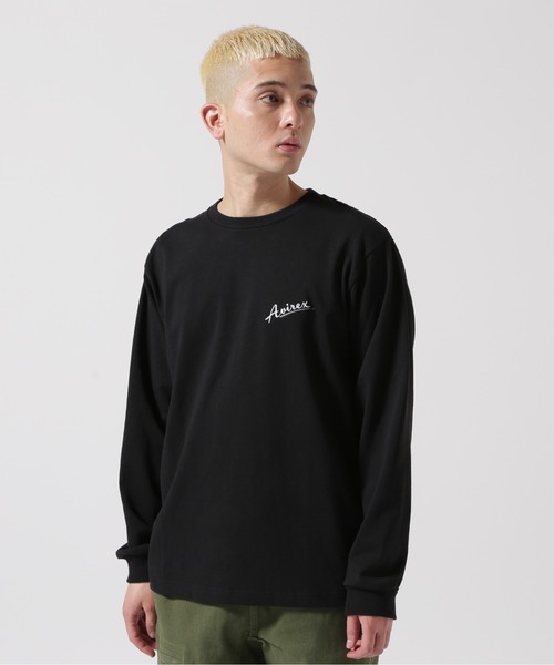 AVIREX(アヴィレックス)の「《WEB&DEPOT限定》MILITARY MOTIF LONGSLEEVE T-SHIRT / ミリタリーモチーフ 長袖Tシャツ / AVIREX / アヴィレックス(Tシャツ/カットソー・メンズ・ライトグレー/ホワイト/ブラック・X-LARGE/XX-LARGE/LARGE/MEDIUM)」の8枚目の写真