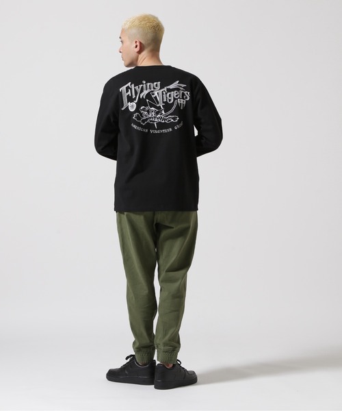 AVIREX(アヴィレックス)の「《WEB&DEPOT限定》MILITARY MOTIF LONGSLEEVE T-SHIRT / ミリタリーモチーフ 長袖Tシャツ / AVIREX / アヴィレックス(Tシャツ/カットソー・メンズ・ライトグレー/ホワイト/ブラック・X-LARGE/XX-LARGE/LARGE/MEDIUM)」の11枚目の写真