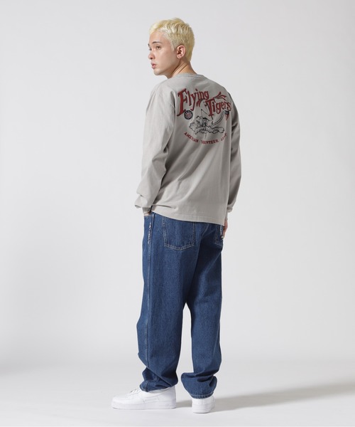 AVIREX(アヴィレックス)の「《WEB&DEPOT限定》MILITARY MOTIF LONGSLEEVE T-SHIRT / ミリタリーモチーフ 長袖Tシャツ / AVIREX / アヴィレックス(Tシャツ/カットソー・メンズ・ライトグレー/ホワイト/ブラック・X-LARGE/XX-LARGE/LARGE/MEDIUM)」の15枚目の写真