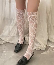 WEGO | WEGO/総レースハイソックス(ソックス/靴下)