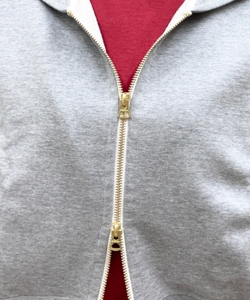 ORCIVAL(オーシバル)の「ORCIVAL/オーシバル フレンチテリージップセーラー FRENCH TERRY ZIP SAILOR OR-C0428 FWZ(パーカー・レディース・ヘザーグレー/ダークネイビー・2)」の8枚目の写真