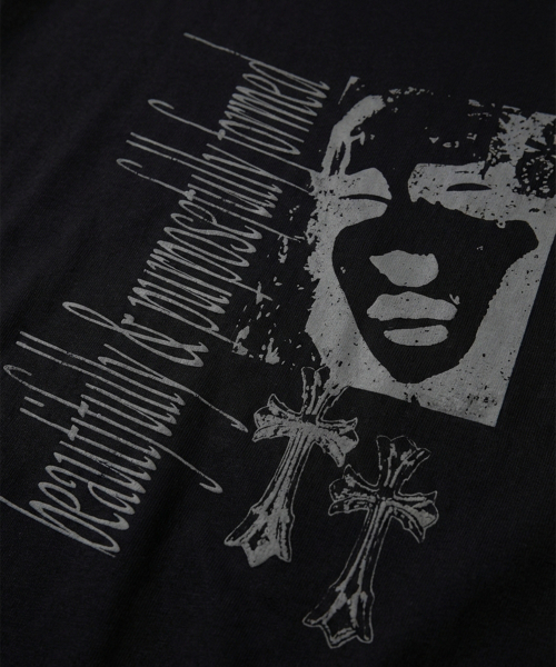 SAINTPAIN(セイントペイン)の「SPレタリングマリア半袖Tシャツブラック(Tシャツ/カットソー・レディース・その他・MEDIUM/LARGE)」の3枚目の写真