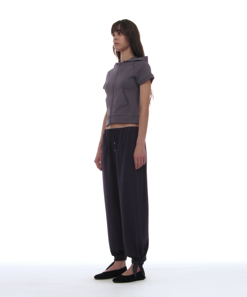 PARTIMENTO WOMEN（パルティメントウィメン）の「PWC タイアップ ヘム ジャージ トラウザー_パープルネイビー（その他パンツ・レディース・その他・SMALL/MEDIUM/LARGE）」の3枚目の写真