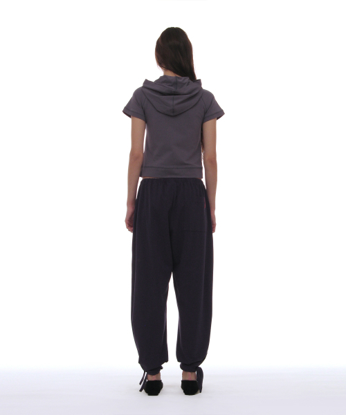 PARTIMENTO WOMEN（パルティメントウィメン）の「PWC タイアップ ヘム ジャージ トラウザー_パープルネイビー（その他パンツ・レディース・その他・SMALL/MEDIUM/LARGE）」の4枚目の写真