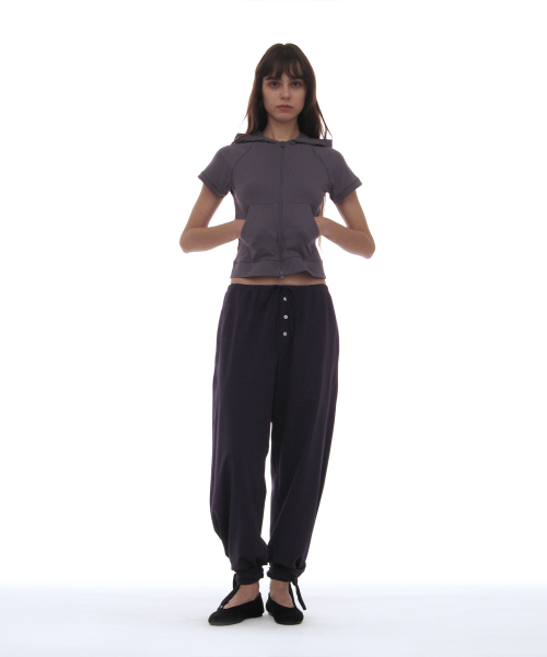 PARTIMENTO WOMEN（パルティメントウィメン）の「PWC タイアップ ヘム ジャージ トラウザー_パープルネイビー（その他パンツ・レディース・その他・SMALL/MEDIUM/LARGE）」の6枚目の写真