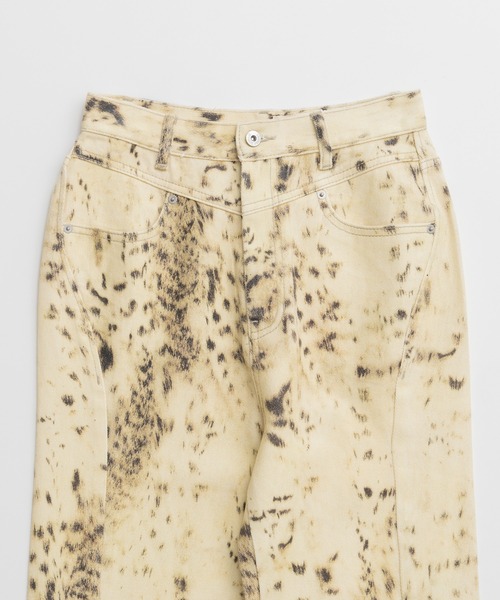 PRANK PROJECT(プランクプロジェクト)の「【2026Autumn Pre-Order】ラミネートパターンパンツ / Laminate Pattern Pants(その他パンツ・レディース・ライトイエロー/ボルドー・38/36)」の18枚目の写真