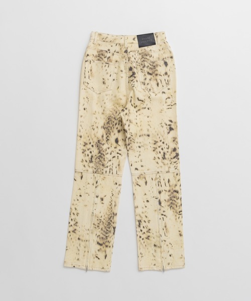PRANK PROJECT(プランクプロジェクト)の「【2026Autumn Pre-Order】ラミネートパターンパンツ / Laminate Pattern Pants(その他パンツ・レディース・ライトイエロー/ボルドー・38/36)」の17枚目の写真