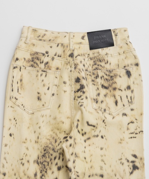 PRANK PROJECT(プランクプロジェクト)の「【2026Autumn Pre-Order】ラミネートパターンパンツ / Laminate Pattern Pants(その他パンツ・レディース・ライトイエロー/ボルドー・38/36)」の19枚目の写真