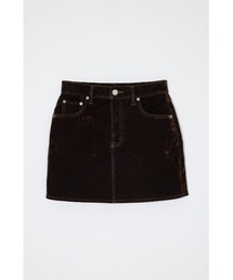 【26年AW新作】【セットアップ対応】VELVET ミニスカート
