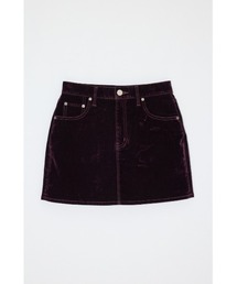 【26年AW新作】【セットアップ対応】VELVET ミニスカート