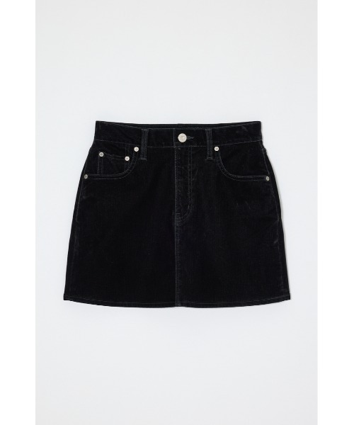 MOUSSY(マウジー)の「【26年AW新作】【セットアップ対応】VELVET ミニスカート(デニムスカート・レディース・ボルドー/カーキ/ブラウン/ブラック・2/1)」の1枚目の写真