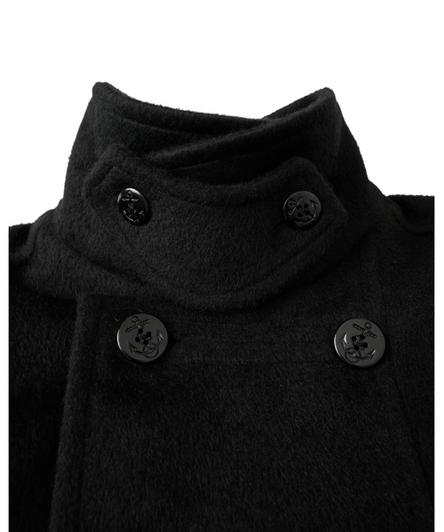 WISH FOR EVER（ウィッシュフォーエバー）の「NAPOLEON DESIGN SHORT PEACOAT/ナポレオンデザインショートピーコート（ピーコート・メンズ・ブラウン/ブラック/チェック・X-SMALL/LARGE/MEDIUM/SMALL）」の17枚目の写真