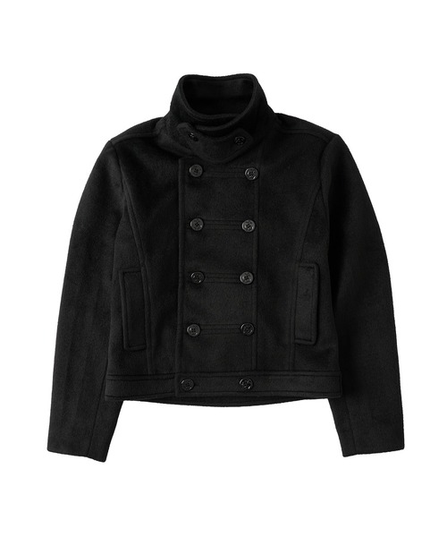 WISH FOR EVER（ウィッシュフォーエバー）の「NAPOLEON DESIGN SHORT PEACOAT/ナポレオンデザインショートピーコート（ピーコート・メンズ・ブラウン/ブラック/チェック・X-SMALL/LARGE/MEDIUM/SMALL）」の16枚目の写真