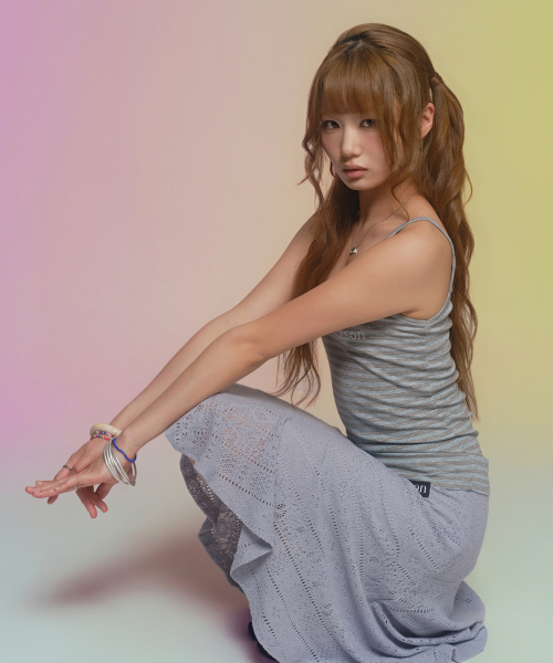 ASON(アズオン)の「SHELL STRIPE SLEEVELESS / BLUE(Tシャツ/カットソー・レディース・その他・FREE)」の7枚目の写真