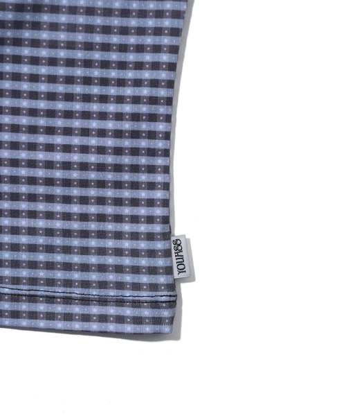 YOUHEE(ユヒ)の「CHECK STAR PATTERN T-SHIRTS_BLACK(Tシャツ/カットソー・レディース・その他・SMALL/MEDIUM)」の6枚目の写真