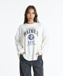 ROXY WAIMEA フロッキーMIXプリント長袖Tシャツ ロンT /吸水速乾/抗菌防臭 【2026年秋冬モデル】/ロキシー