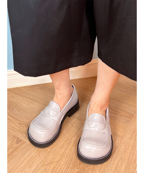 hippu（ヒプ）の「Chubby Loafer Women [Gray]（ローファー・レディース・その他・25.5cm/25cm/24.5cm/24cm/23.5cm/23cm/22.5cm/22cm）」の2枚目の写真