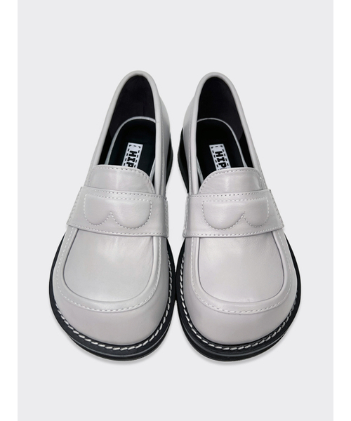 hippu（ヒプ）の「Chubby Loafer Women [Gray]（ローファー・レディース・その他・25.5cm/25cm/24.5cm/24cm/23.5cm/23cm/22.5cm/22cm）」の4枚目の写真