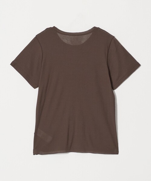 upperhights(アッパーハイツ)の「<upper hights × conte> シアー クルーネックTシャツ(Tシャツ/カットソー・レディース・ブラック/ホワイト/ブラウン系・FREE)」の4枚目の写真
