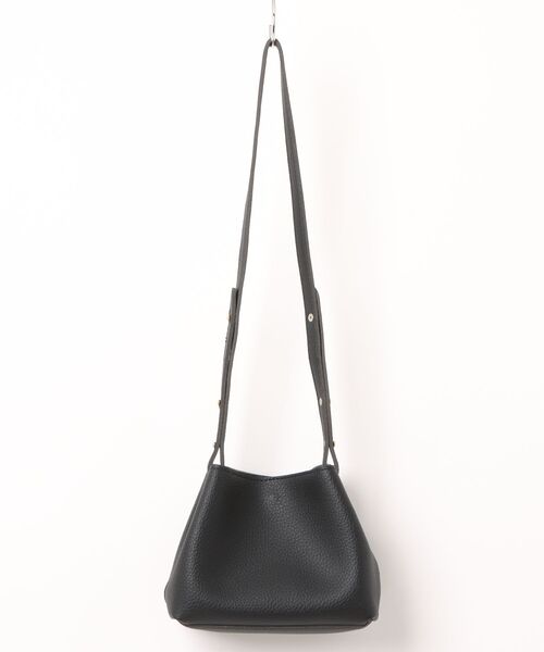 TONE SELECT GOODS(トーンセレクトグッズ)の「LESRIRE/ シボレザー風2WAYショルダーバッグ L9389(ショルダーバッグ・レディース・ホワイト/ベージュ/ブラック/ブラウン・FREE)」の19枚目の写真