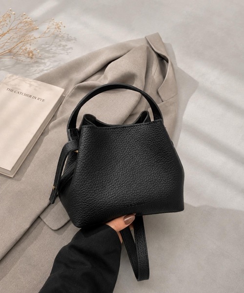 TONE SELECT GOODS(トーンセレクトグッズ)の「LESRIRE/ シボレザー風2WAYショルダーバッグ L9389(ショルダーバッグ・レディース・ホワイト/ベージュ/ブラック/ブラウン・FREE)」の7枚目の写真
