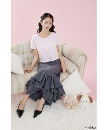 rienda | Lil ala mode Tシャツ 夏服 秋服(Tシャツ/カットソー)