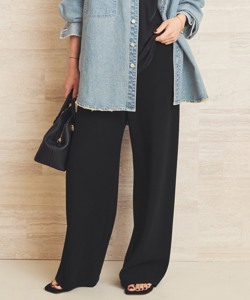 plage(プラージュ)の「《追加》Bias Relax パンツ 12(その他パンツ・レディース・ブラック・34/38/36)」の15枚目の写真