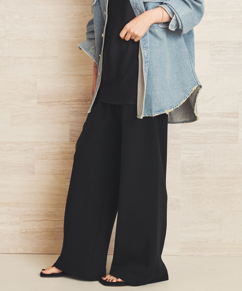 plage(プラージュ)の「《追加》Bias Relax パンツ 12(その他パンツ・レディース・ブラック・34/38/36)」の17枚目の写真