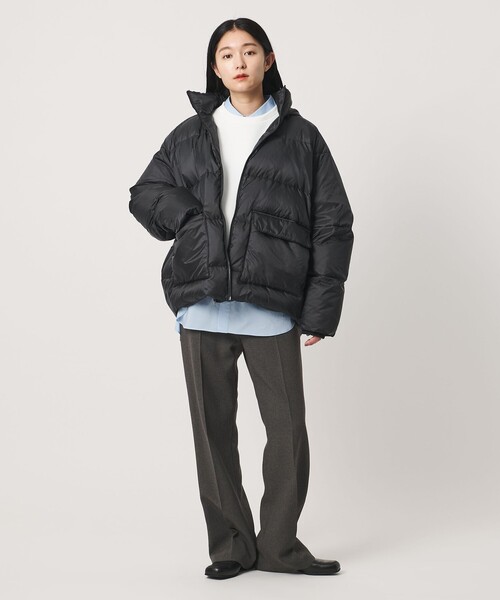 MARW UNITED ARROWS(マルゥ ユナイテッドアローズ)の「<MARW UNITED ARROWS>2WAY コクーン ダウンジャケット(ダウンジャケット/コート・レディース・ダークグレー/ブラック/モカ・38/36)」の8枚目の写真