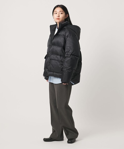 MARW UNITED ARROWS(マルゥ ユナイテッドアローズ)の「<MARW UNITED ARROWS>2WAY コクーン ダウンジャケット(ダウンジャケット/コート・レディース・ダークグレー/ブラック/モカ・38/36)」の9枚目の写真