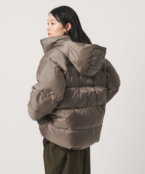 MARW UNITED ARROWS(マルゥ ユナイテッドアローズ)の「<MARW UNITED ARROWS>2WAY コクーン ダウンジャケット(ダウンジャケット/コート・レディース・ダークグレー/ブラック/モカ・38/36)」の13枚目の写真
