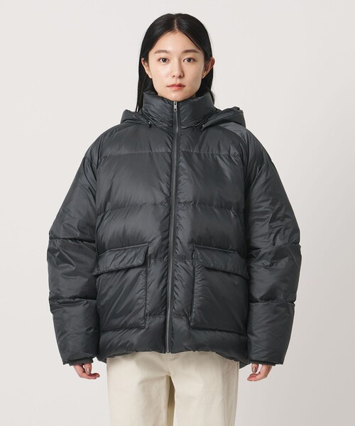 MARW UNITED ARROWS(マルゥ ユナイテッドアローズ)の「<MARW UNITED ARROWS>2WAY コクーン ダウンジャケット(ダウンジャケット/コート・レディース・ダークグレー/ブラック/モカ・38/36)」の16枚目の写真