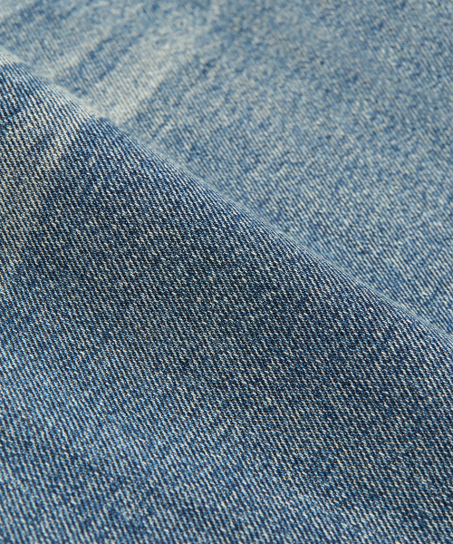 ZIZEMUSEUM(ジゼミュージアム)の「カーブドストレートデニムパンツ(ブルー)(デニムパンツ・レディース・その他・SMALL/MEDIUM/LARGE)」の9枚目の写真