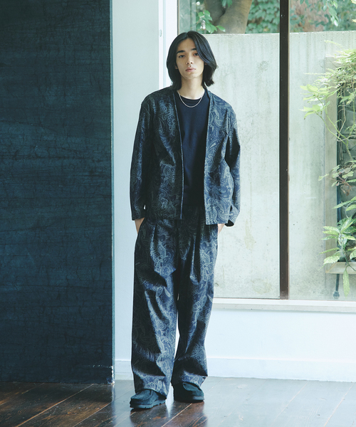 JOURNAL STANDARD（ジャーナルスタンダード）の「トリコット コーデュロイ オーバー パンツ（スラックス・メンズ・チャコールグレー/ブラウン・SMALL/MEDIUM/LARGE）」の3枚目の写真