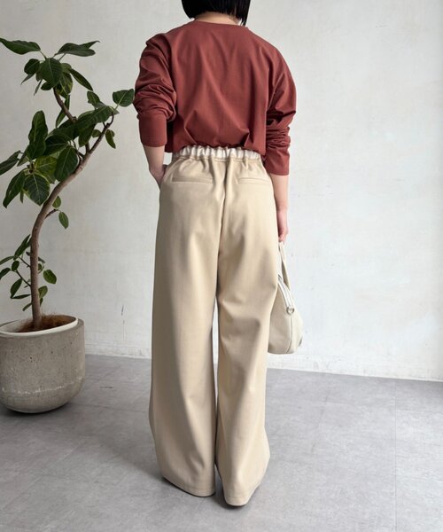Jena espace merveilleux(ジェナ エスパスメルヴェイユ)の「箔プリントカットソー(Tシャツ/カットソー・レディース・オフホワイト/オレンジ/カーキ・FREE)」の20枚目の写真